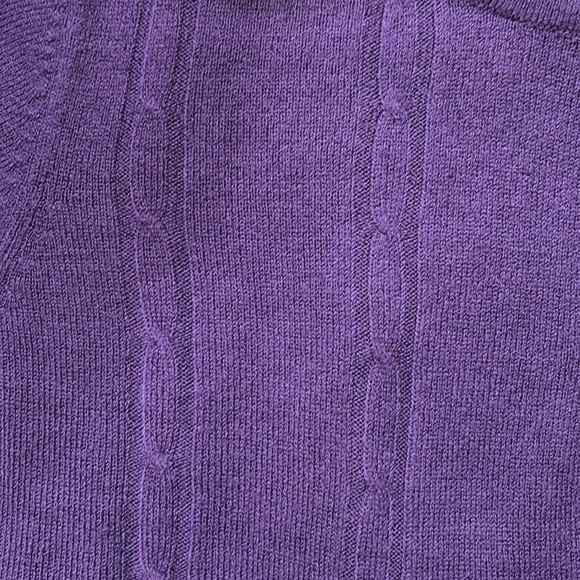 ❤️2/$15 or 3/$21❤️ NWT Carol Rose Deep Purple Cardigan, Size Small - Picture 2 of 9